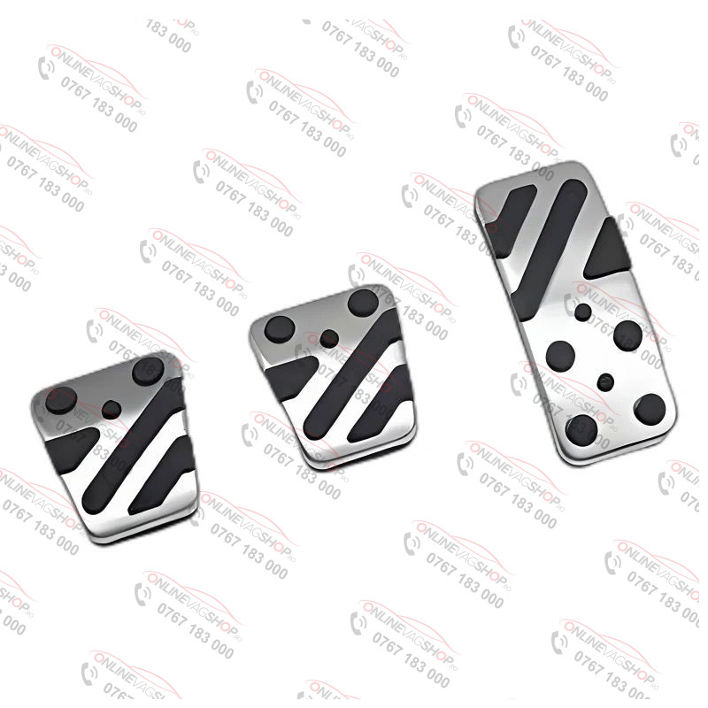 Set pedale inox pentru Mitsubishi Lancer, Outlander, Pajero, ASX, Eclipse
